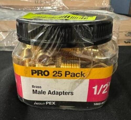BRASS 1/2" MALE ADAPTERS