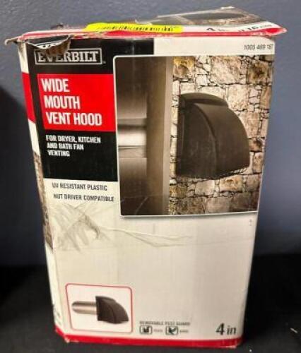 4" WIDE MOUTH VENT HOOD
