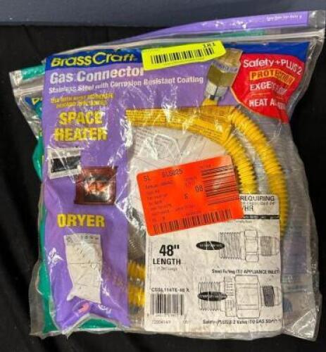 (2)- GAS CONNECTION HOSES