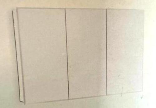 48" FRAMELESS MEDICINE CABINET
