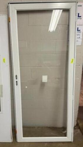 36"X84" GLASS STORM DOOR