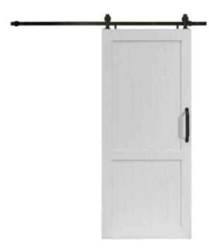 36"X84" WHITE BARN DOOR KIT