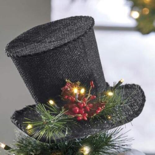 Lighted Snowman Hat