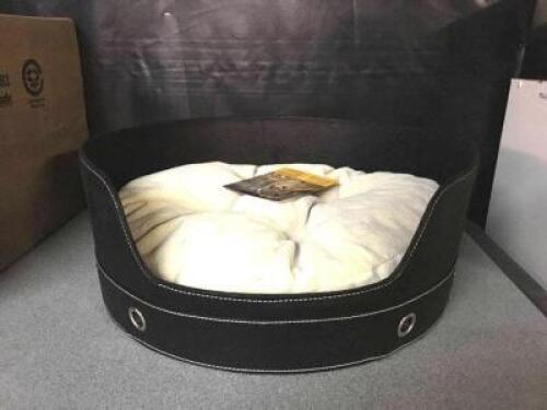 Luxury Black Grommet Pet Bed