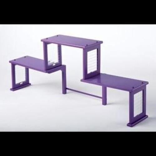 Two-Tier Over-The-Sink Shelf - PURPLE
