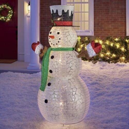 Popup Lighted Snowman