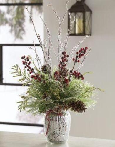 Frosted Pine in Vase