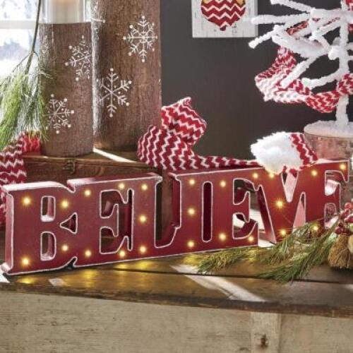 Lit Believe Sign
