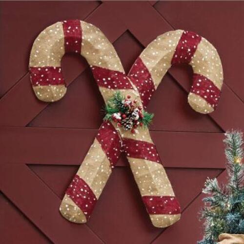 Glitter Candy Cane
