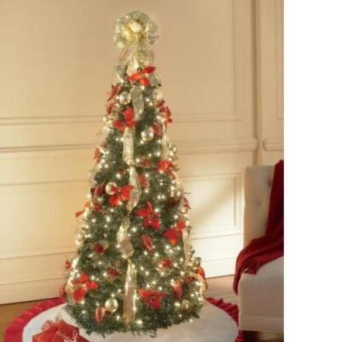 Poinsettia Pop-Up Tree