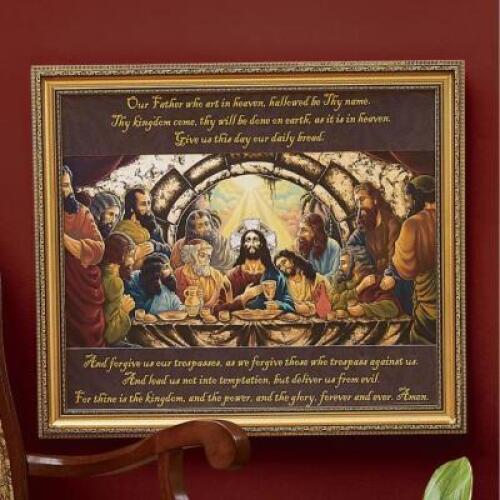 Lord's Prayer Last Supper Wall Art