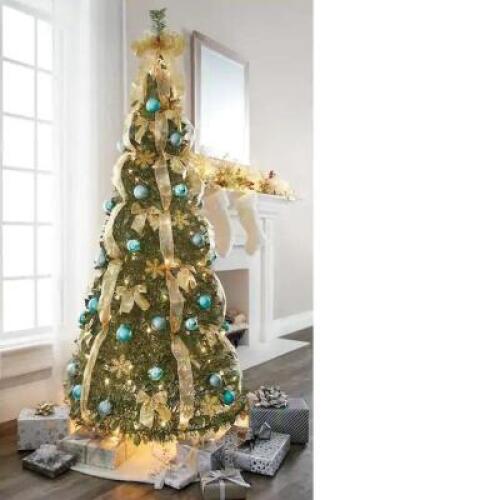 Instant Poinsettia Pop-Up Tree