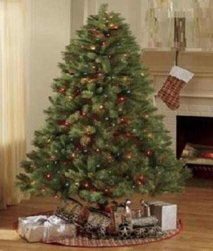 Pre-Lit Traditional Tree -Multi Color Lights