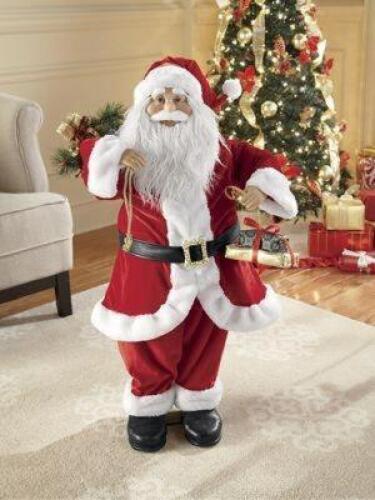 Large Jolly Animated Santa