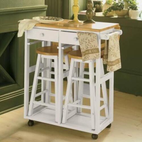 Kitchen Island with Stools