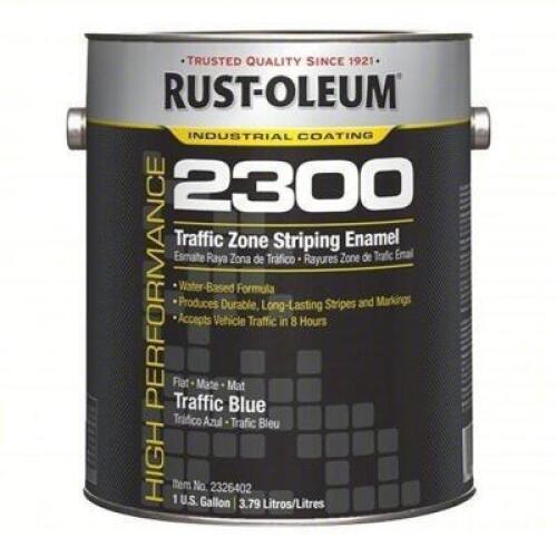 DESCRIPTION: (1) TRAFFIC ZONE STRIPING ENAMEL BRAND/MODEL: RUST-OLEUM 2300 #3XH13 INFORMATION: YELLOW SIZE: 1 GALLON RETAIL$: $60.70 EA QTY: 1