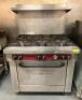 SOUTHBEND SIX BURNER RANGE W/ LOWER OVEN