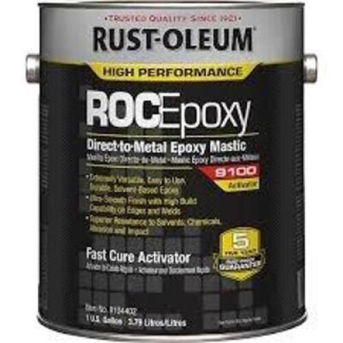 DESCRIPTION: (2) DTM EPOXY MASTIC BRAND/MODEL: RUST-OLEUM 9100 INFORMATION: FAST CURE ACTIVATOR SIZE: 1 GALLON, PART 1 RETAIL$: 489.23 EA QTY: 2