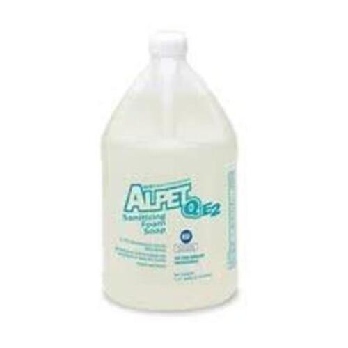 DESCRIPTION: (2) SANITIZING FOAM SOAP BRAND/MODEL: ALPET QE2 #19RC66 SIZE: 1 GALLON RETAIL$: $75.00 TOTAL QTY: 2