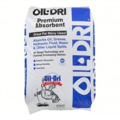 DESCRIPTION: (2) LOOSE ABSORBENT BRAND/MODEL: OIL-DRI #487F13 RETAIL$: $16.54 EA QTY: 2