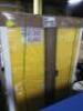 DESCRIPTION: (1) FLAMMABLES SAFETY CABINET BRAND/MODEL: JUSTRITE #899020 INFORMATION: STD, 90 GAL, 0 DRUM CAPACITY, YELLOW, SELF-CLOSING SIZE: 43 IN X - 4