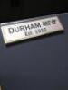 DESCRIPTION: (1) BIN CABINET BRAND/MODEL: DURHAM #1UBK5 INFORMATION: 4 SHELVES, 14 GAUGE PANEL, GRAY, DEEP BOX, YELLOW BINS INCLUDED SIZE: 36" X 24" X - 2