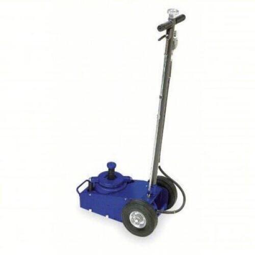 DESCRIPTION: (1) TRUCK AXLE JACKS BRAND/MODEL: WESTWARD #5M459 INFORMATION: BLUE, STEEL, PNEUMATIC, AIR, 35 TON LOAD CAPACITY RETAIL$: $1238.06 EA QTY