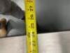 24" X 24" X 25" LOW BOY STAINLESS EQUIPMENT STAND W/ 1" BACK SPLASH. - 6