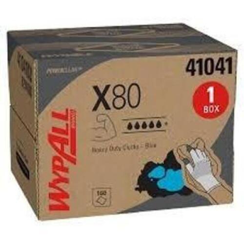 DESCRIPTION: (3) BOX OF HEAVY DUTY WIPES BRAND/MODEL: WYPALL #41041 SIZE: 160 PER BOX RETAIL$: $37.39 EA QTY: 3