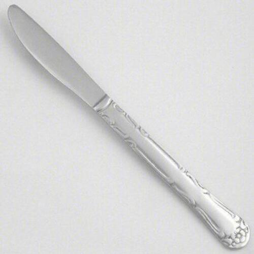 DESCRIPTION: (1) BAG OF APPROX (48) DINNER KNIVES BRAND/MODEL: WALCO #6ARP0 INFORMATION: STAINLESS STEEL, SILVER SIZE: 8-5/8" RETAIL$: $50.00 TOTAL QT