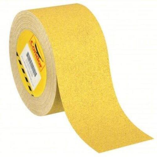 DESCRIPTION: (6) ROLLS OF ANTI-SLIP TAPE BRAND/MODEL: CONDOR #55JK17 INFORMATION: VERY COARSE, YELLOW, 46 GRIT SIZE, SOLID SIZE: 2" X 60' RETAIL$: $17
