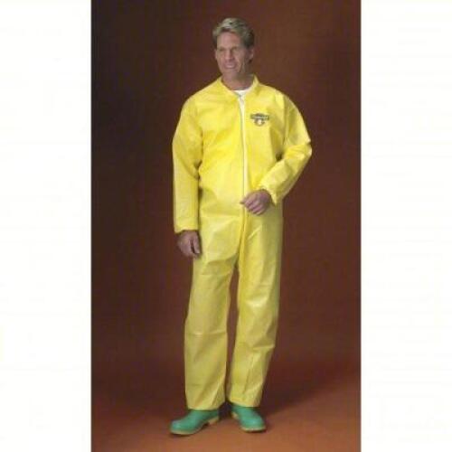 DESCRIPTION: (25) COLLARD CHEMICAL RESISTANT COVERALLS BRAND/MODEL: LAKELAND #6EHK5 INFORMATION: YELLOW, NON-WOVEN LAMINATE, POLYETHYLENE SIZE: 2X RET