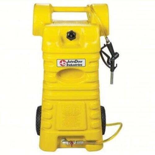 DESCRIPTION: (1) FUEL CADDY BRAND/MODEL: JOHNDOW INDUSTRIES #817J26 INFORMATION: YELLOW, HDPE, GRAVITY-FED SIZE: 25 GAL CAPACITUY RETAIL$: $558.23 EA