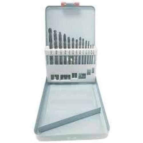 DESCRIPTION: (2) JOBBER DRILL SET BRAND/MODEL: WESTWARD #401J87 SIZE: 1/16 IN SMALLEST DRILL BIT SIZE, 1/4 IN LARGEST DRILL BIT SIZE RETAIL$: $23.03 E