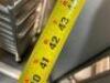 42" X 18" FIVE TIER COATED WIRE SHELVES. - 7