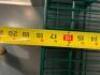42" X 18" FIVE TIER COATED WIRE SHELVES. - 8