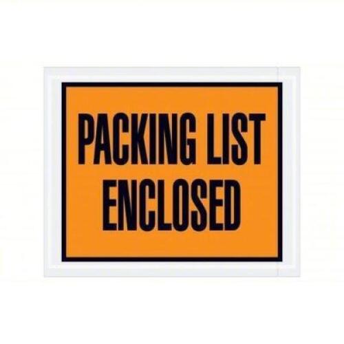 DESCRIPTION: (3) PACKAGES OF (250) PACKING LIST ENVELOPES BRAND/MODEL: PRODUCT NUMBER #29PH33 INFORMATION: ORANGE SIZE: 4 1/2 IN OUTSIDE HT, 5 1/2 IN