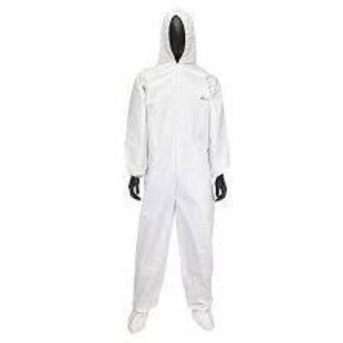 DESCRIPTION: (25) PAIRS OF COVERALLS BRAND/MODEL: WEST CHESTER PROTECTIVE #34UJ86 INFORMATION: WHITE, ELASTIC WRIST, ELASTIC W/BOOT COVERS ANKLE RETAI
