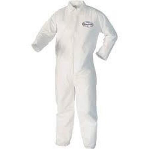 DESCRIPTION: (1) CASE OF (25) DISPOSABLE COVERALLS BRAND/MODEL: KLEENGUARD #44304 INFORMATION: WHITE SIZE: MED RETAIL$: $112.02 EA QTY: 1