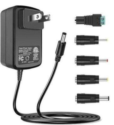 DESCRIPTION: (6) PLUG IN POWER ADAPTER BRAND/MODEL: PRO-ELEC #28-21505 INFORMATION: NOT A CHARGER WILL NOT CHARGE LITHIUM BATTERIES SIZE: 5 SELECTABLE
