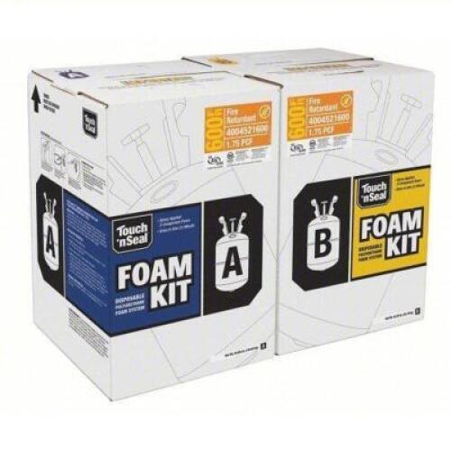DESCRIPTION: (1) INSULATING SPRAY FOAM KIT BRAND/MODEL: TOUCH N SEAL RETAIL$: $500.00 EA QTY: 1