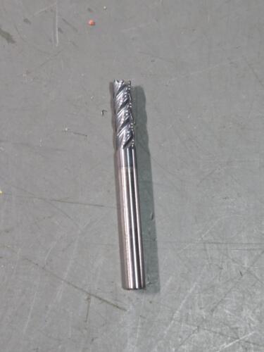 DESCRIPTION: (9) SOLID CARBIDE SQ END MILL BRAND/MODEL: GORILLA MILL GM316F5 SIZE: 3/16" DIA 5/8" LOC RETAIL$: $265.00 QTY: 9