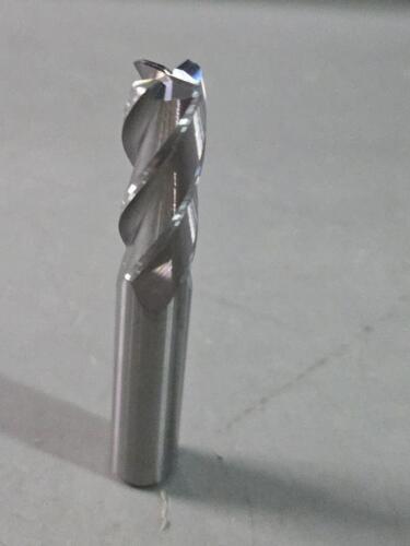 DESCRIPTION: (3) SOLID CARBIDE SQ END MILL BRAND/MODEL: FULLERTON 32017CR SIZE: 3/8" DIA 1" LOC .025 CR RETAIL$: $51.20 QTY: 3