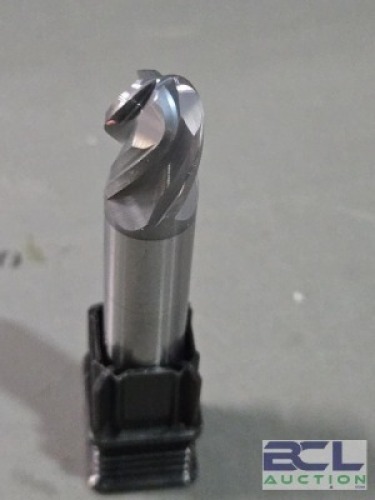 (2) SOLID CARBIDE HP BALL END MILL