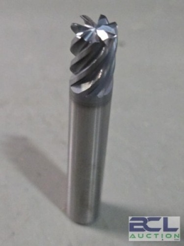 (2) SOLID CARBIDE CORNER RADIUS END MILL