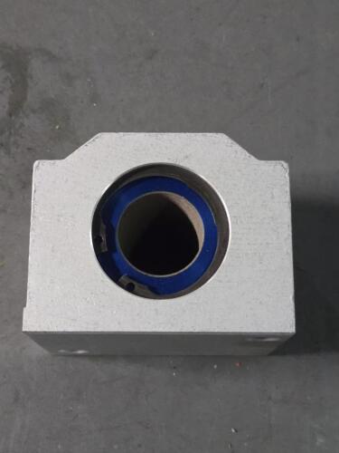 DESCRIPTION: (1) FRELON LINED CLOSED SINGLE PILLOW BLOCK BEARING BRAND/MODEL: PACIFIC BEARING PM25 SIZE: 25mm ID 67mm OAL 60mm OAH RETAIL$: $169.25 QT