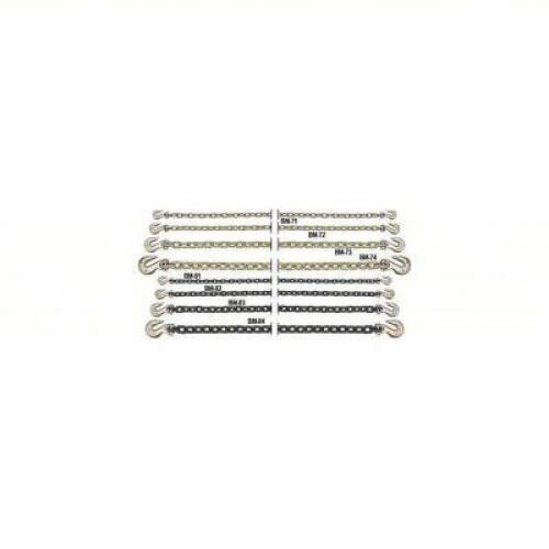 DESCRIPTION: (1) STRAIGHT CHAIN BRAND/MODEL: B/A PRODUCTS/3YDJ8 INFORMATION: GRADE 70, GRAB HOOK, STRAIGHT RETAIL$: $115.99 SIZE: 3/8" TRADE SIZE X 15
