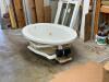 WHITE OVAL JACUZZI TUB - 18