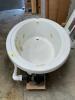 WHITE OVAL JACUZZI TUB - 19