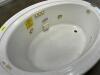 WHITE OVAL JACUZZI TUB - 22